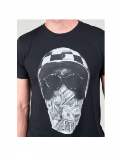 T-shirt peralta noir homme - Le Temps Des Cerises