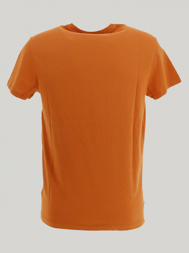 T-shirt essential logo brodé orange homme - Superdry