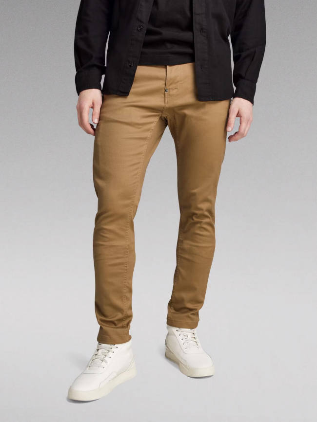 Pantalon chino skinny 2.0 beige homme - G Star