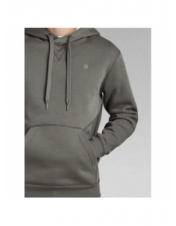 Sweat à capuche premium core gris homme - G Star