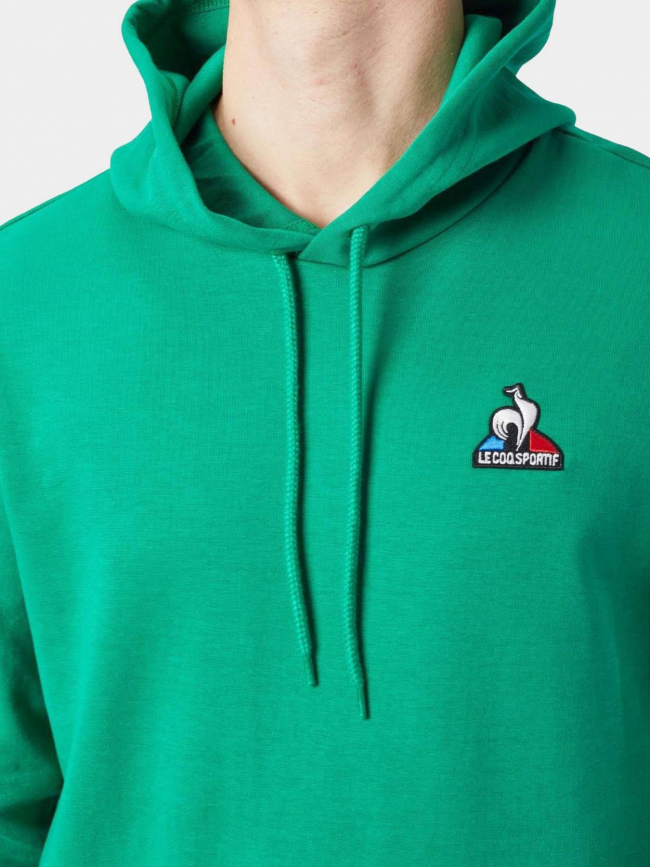 Sweat à capuche essentiel vert homme - Le Coq Sportif