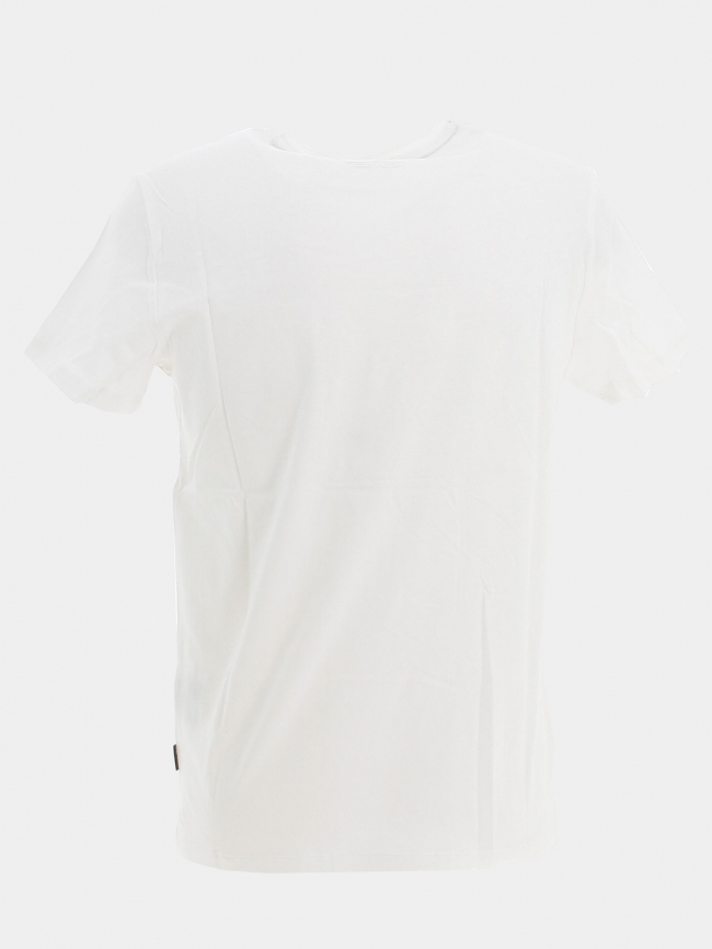 T-shirt poche colorée rayures blanc homme - Blend