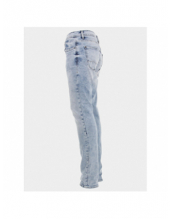 Jean slim twister bleu delavé homme - Blend