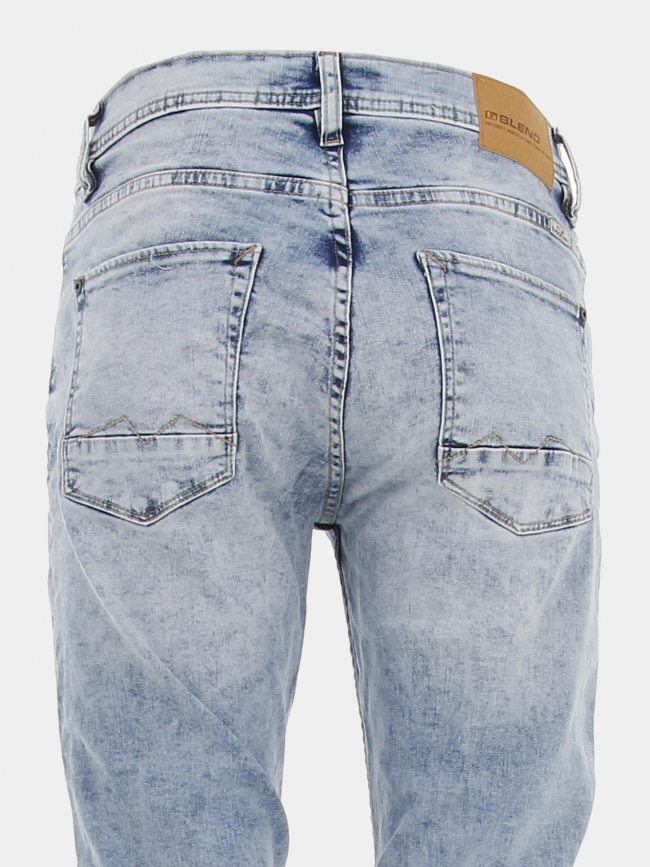 Jean slim twister bleu delavé homme - Blend