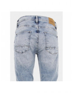 Jean slim twister bleu delavé homme - Blend