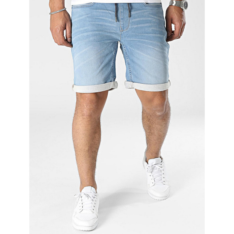 Short en jean jogg bleu clair homme - Blend