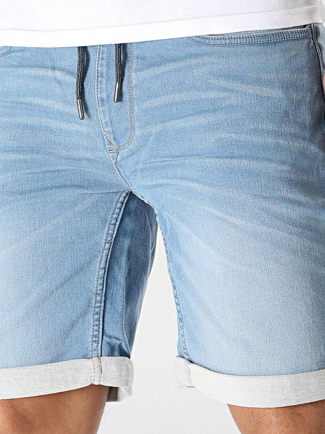 Short en jean jogg bleu clair homme - Blend