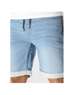 Short en jean jogg bleu clair homme - Blend