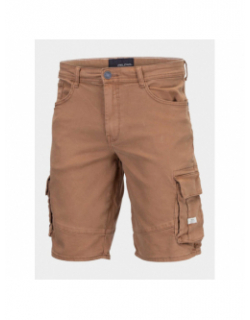 Short denim cargo marron homme - Blend