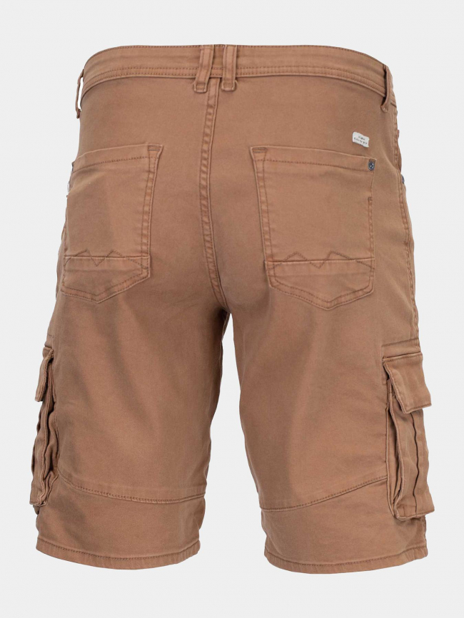 Short denim cargo marron homme - Blend