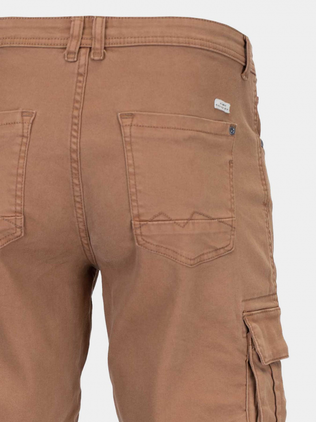 Short denim cargo marron homme - Blend