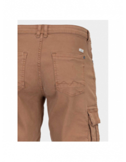 Short denim cargo marron homme - Blend