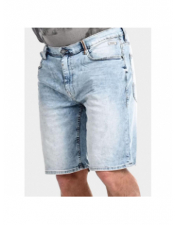 Short denim bleu délavé homme - Blend