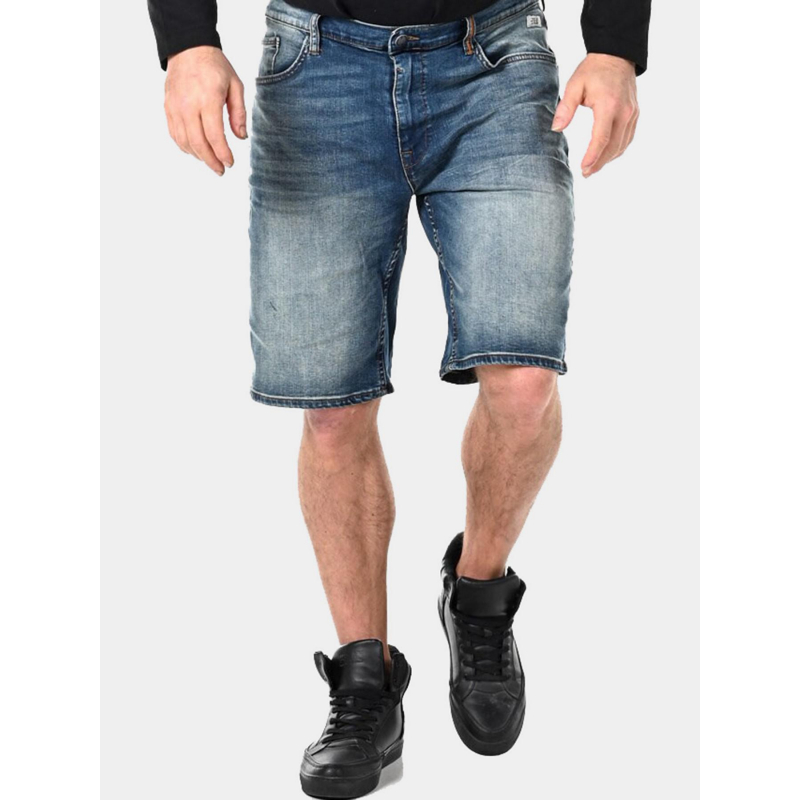 Short denim bleu marine homme - Blend