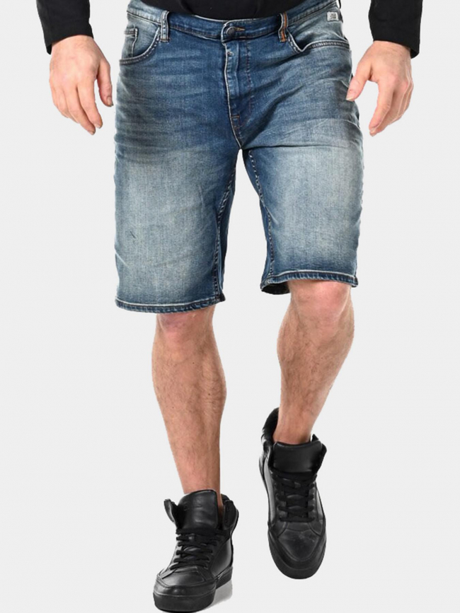 Short denim bleu marine homme - Blend