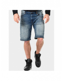 Short denim bleu marine homme - Blend