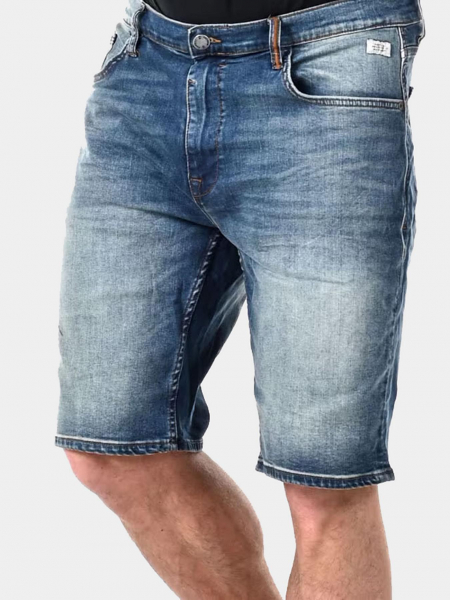 Short denim bleu marine homme - Blend