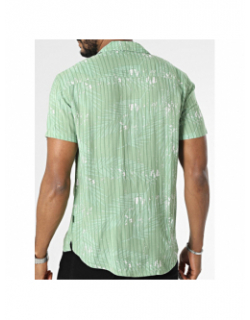 Chemise manches courtes à taches vert homme - Blend