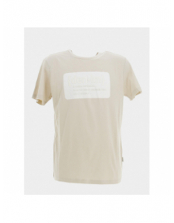 T-shirt regular fit à relief beige homme - Blend