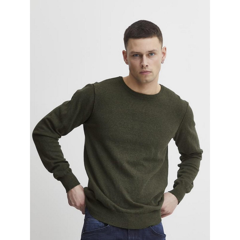 Pull uni vert homme - Blend