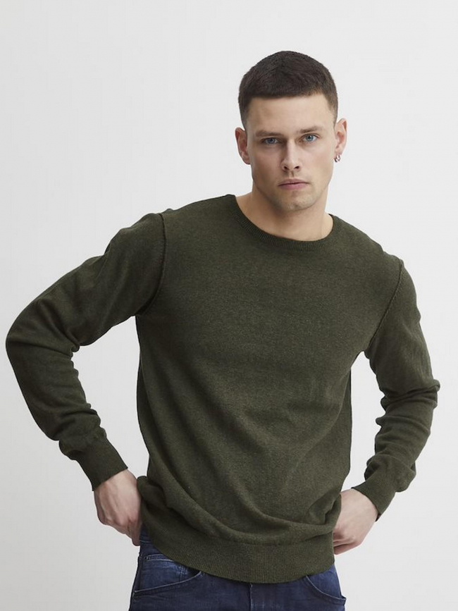 Pull uni vert homme - Blend