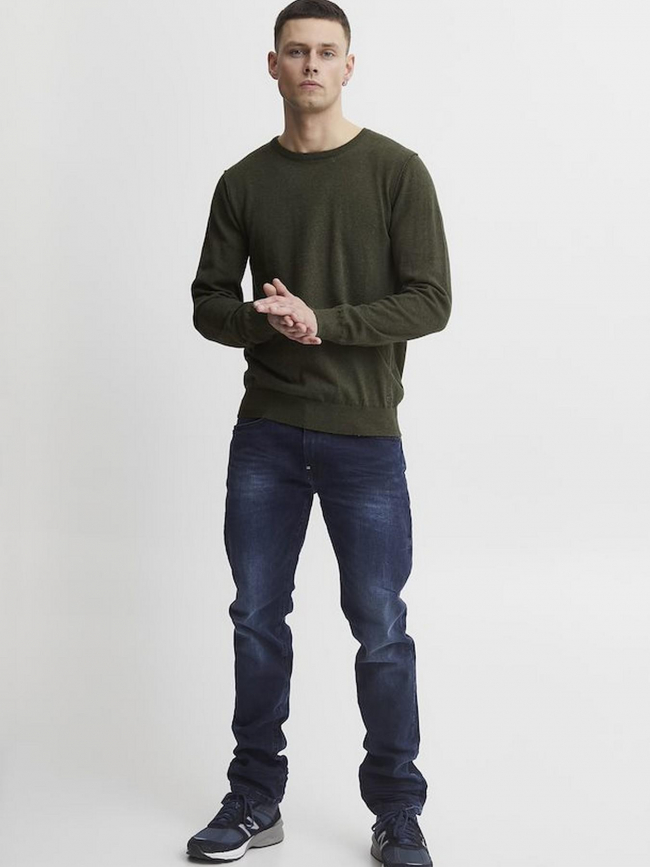 Pull uni vert homme - Blend