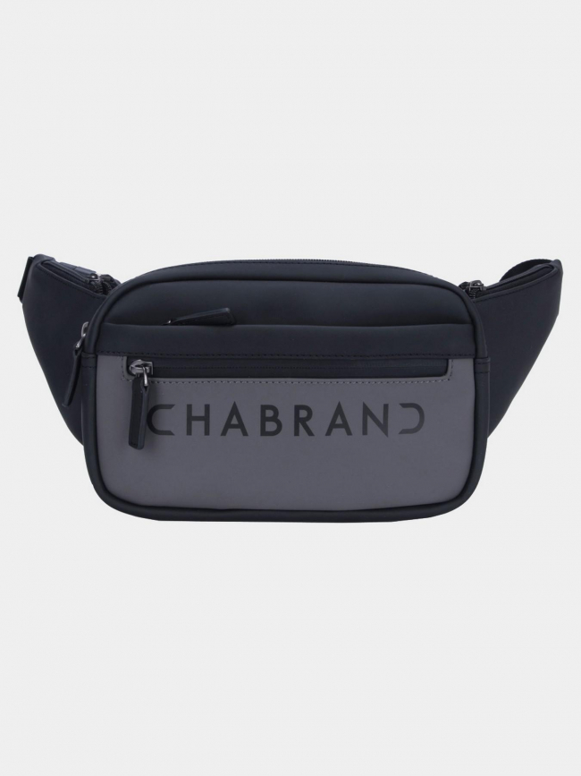 Sac banane touch bis noir gris homme - Chabrand