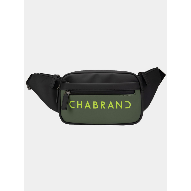 Sac banane touche bis noir kaki homme - Chabrand