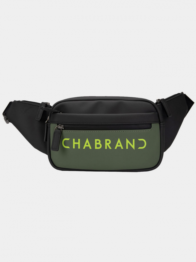 Sac banane touche bis noir kaki homme - Chabrand