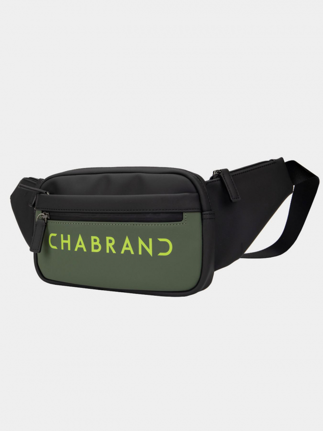 Sac banane touche bis noir kaki homme - Chabrand