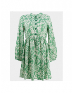 Robe courte fluide gema gida vert femme - Vero Moda