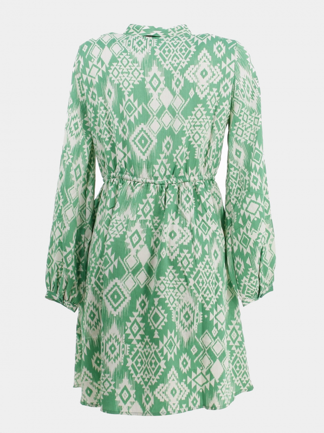 Robe courte fluide gema gida vert femme - Vero Moda