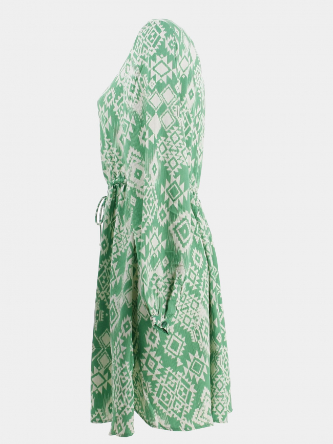 Robe courte fluide gema gida vert femme - Vero Moda