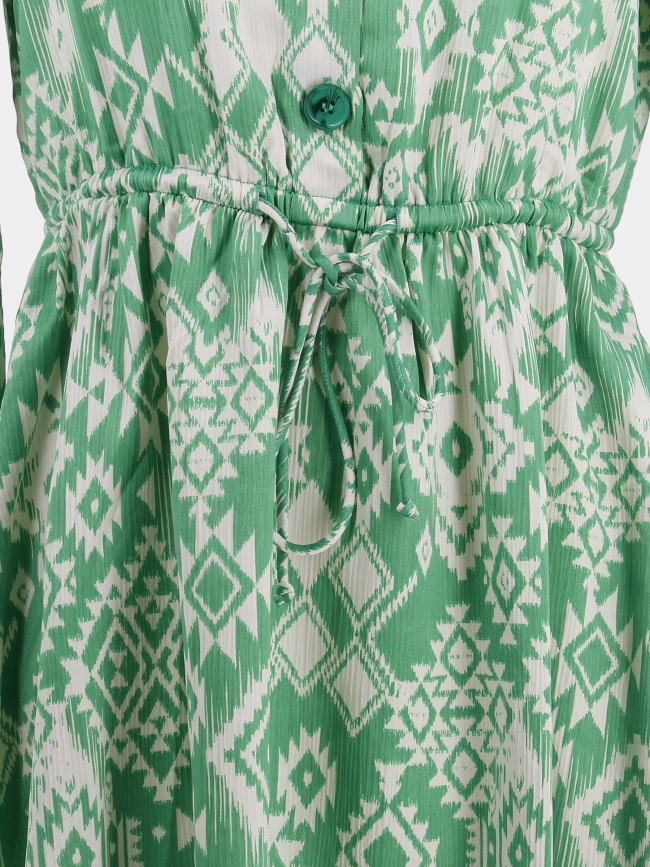 Robe courte fluide gema gida vert femme - Vero Moda