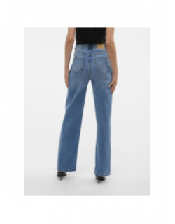 Jean large taille haute tessa bleu femme - Vero Moda