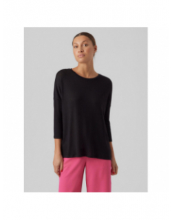 Pull fin manches 3/4 brianna noir femme - Vero Moda