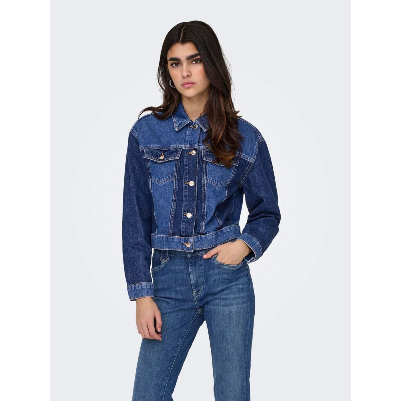 Veste en jean amelio bleu femme - Only