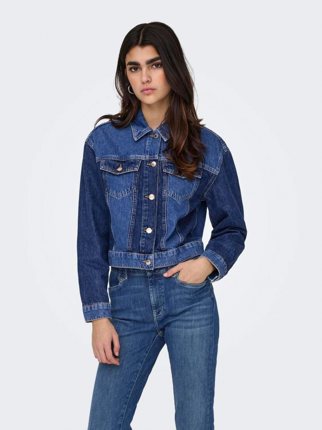 Veste en jean amelio bleu femme - Only