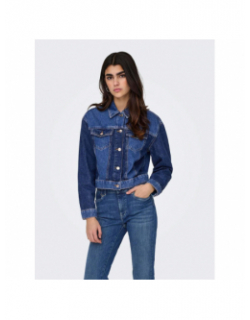 Veste en jean amelio bleu femme - Only