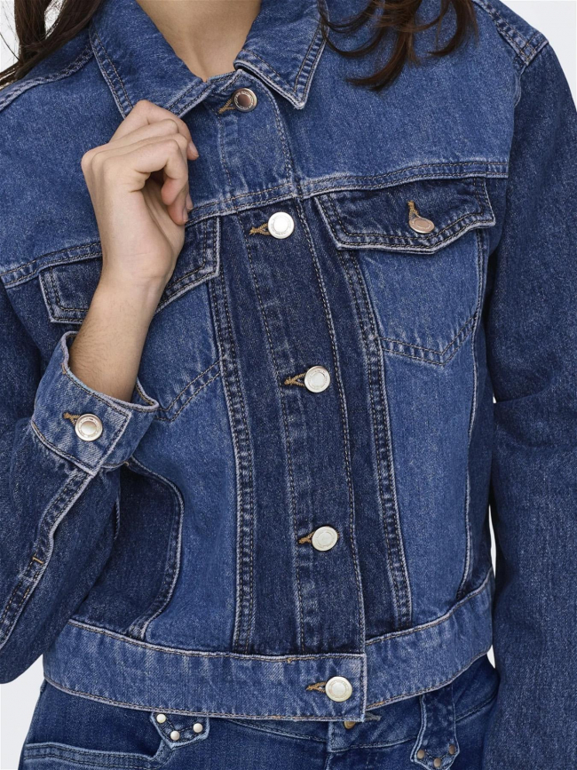 Veste en jean amelio bleu femme - Only