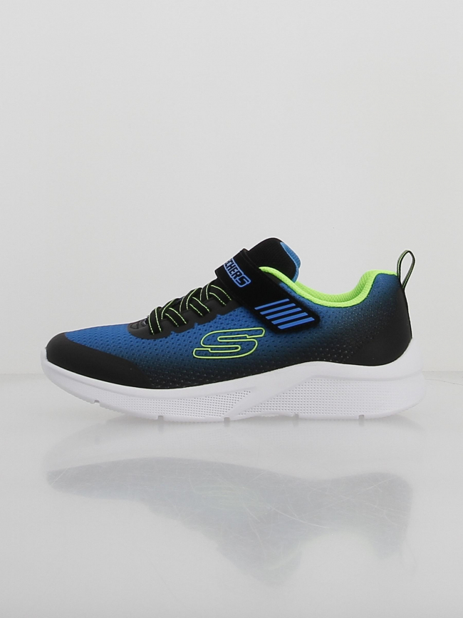 Baskets microspec zorva bleu noir garçon - Skechers