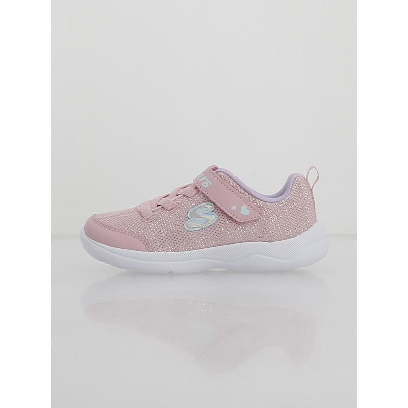 Baskets à scratch stepz 2.0 rose fille - Skechers