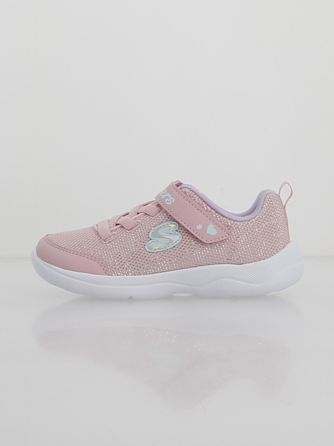 Baskets à scratch stepz 2.0 rose fille - Skechers