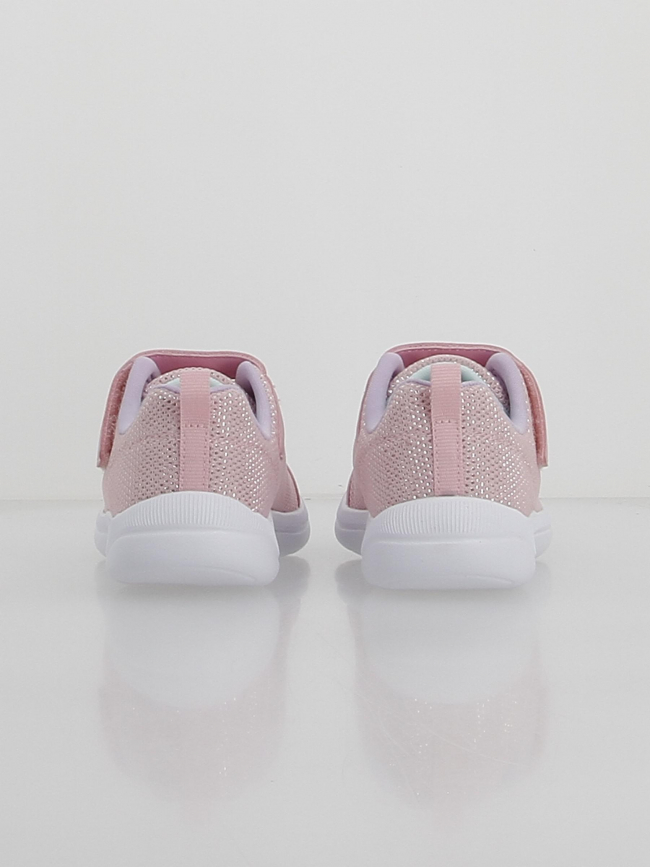 Baskets à scratch stepz 2.0 rose fille - Skechers