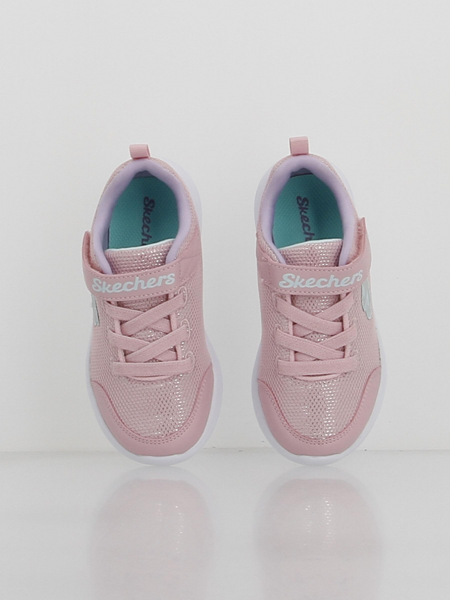 Baskets à scratch stepz 2.0 rose fille - Skechers