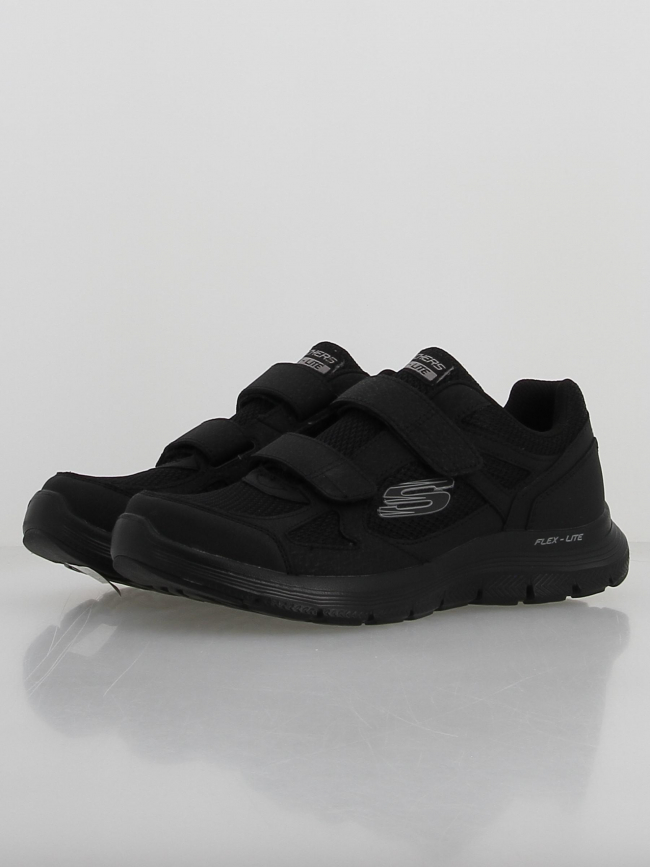 Baskets à scratch flex advantage 4.0 noir homme - Skechers