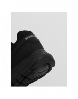 Baskets à scratch flex advantage 4.0 noir homme - Skechers