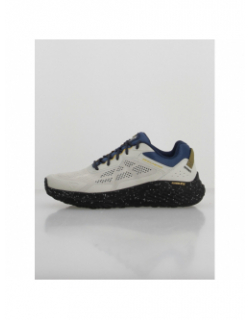 Baskets bounder rse beige noir bleu homme - Skechers