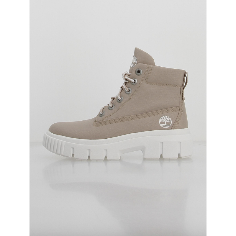 Boots en toile greyfield beige femme - Timberland