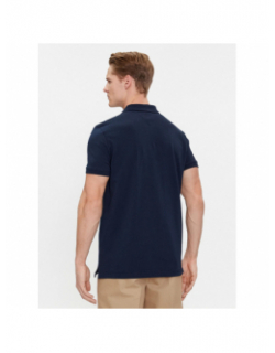 Polo slim placket bleu marine homme - Tommy Jeans